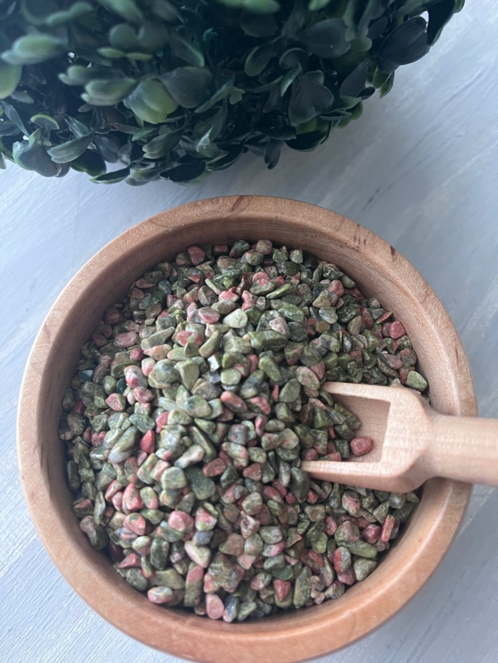 Unakite chips